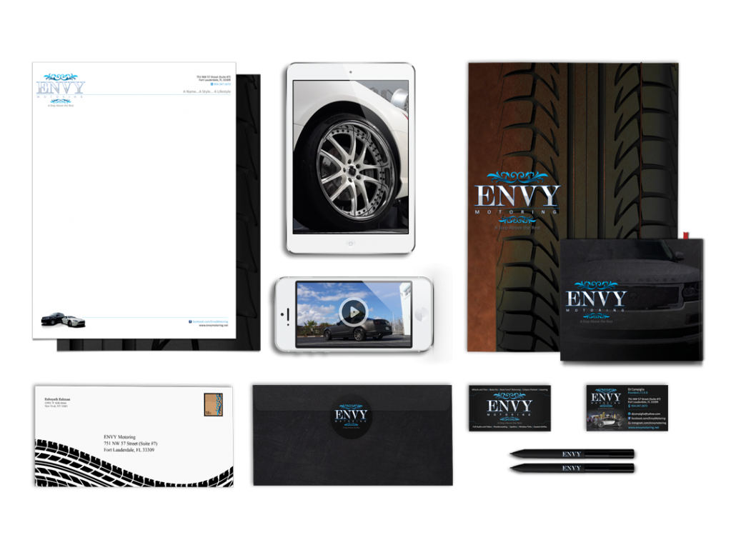 Envy Motoring Elemental Holdings Inc A South Florida Graphic Design